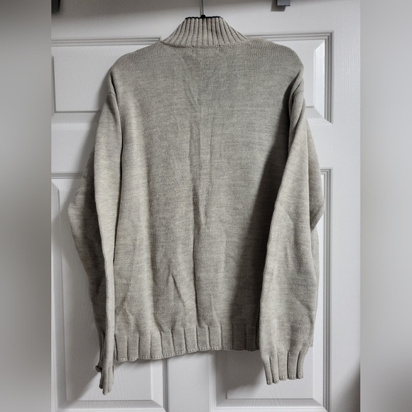 Chaps Ralph Lauren-Mens Half Zip Sweater-NWOT-Size L - Picture 2 of 6